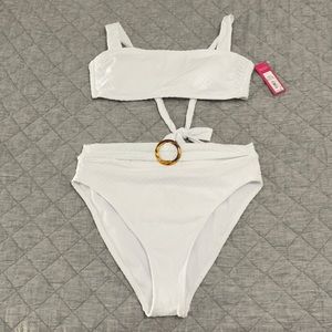 NWT Target 2 piece high waist bathing suit
